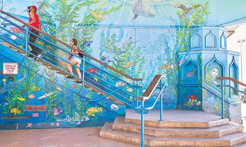 Valentine’s day at Santa Monica