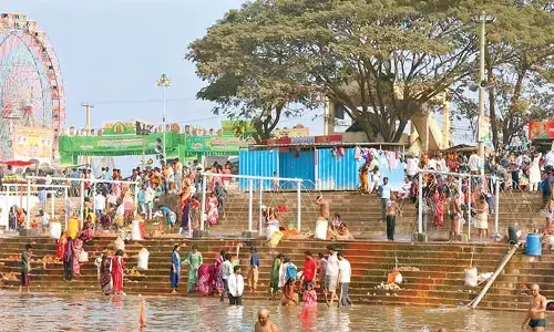Special facilities set up for holy dips at bathing ghats