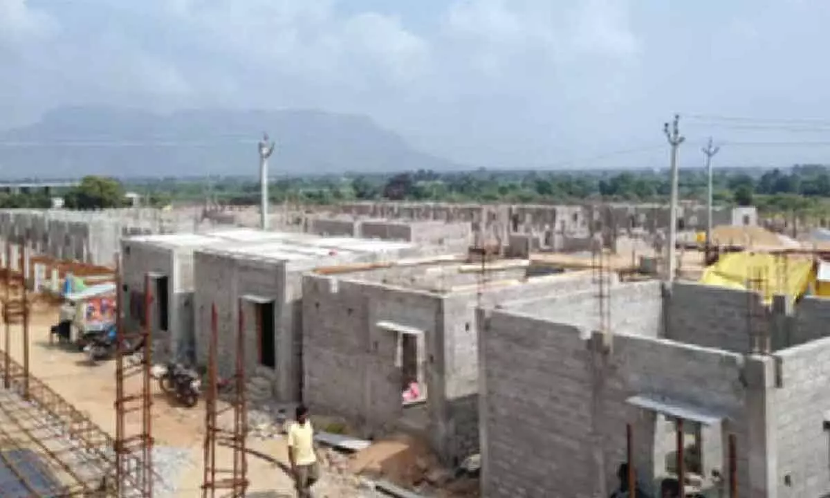 Govt targets 5 lakh houses by Ugadi Govt targets 5 lakh houses by Ugadi