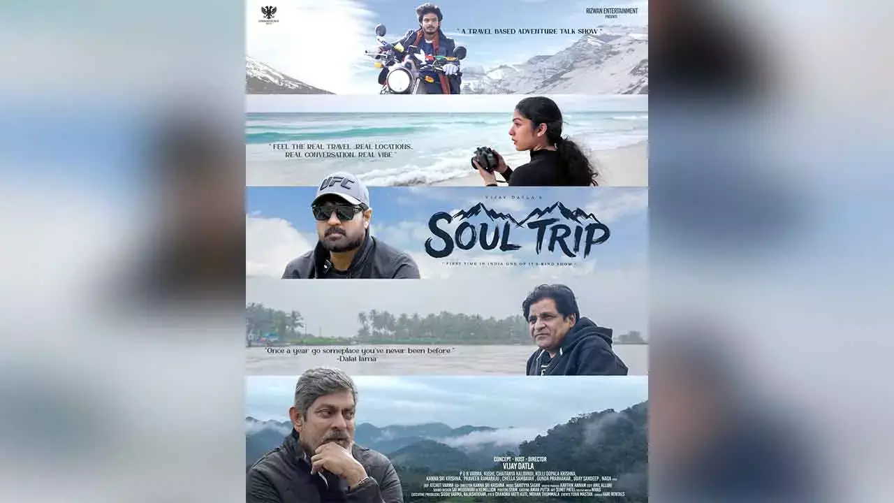 Tollywood stars travel-based adventurous talk show ‘Soul Trip’… Hero Vijay Datla turns host