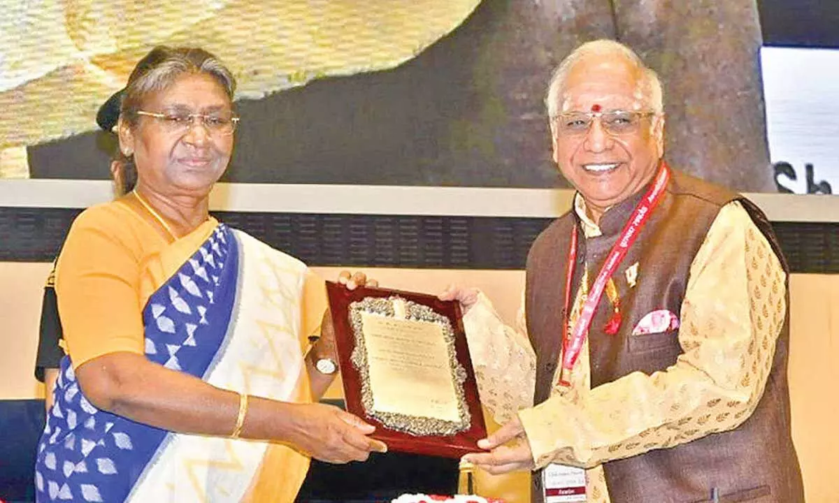 Padma Shri for Annamayya music legend Balakrishna Prasad Padma Shri for Annamayya music legend Balakrishna Prasad