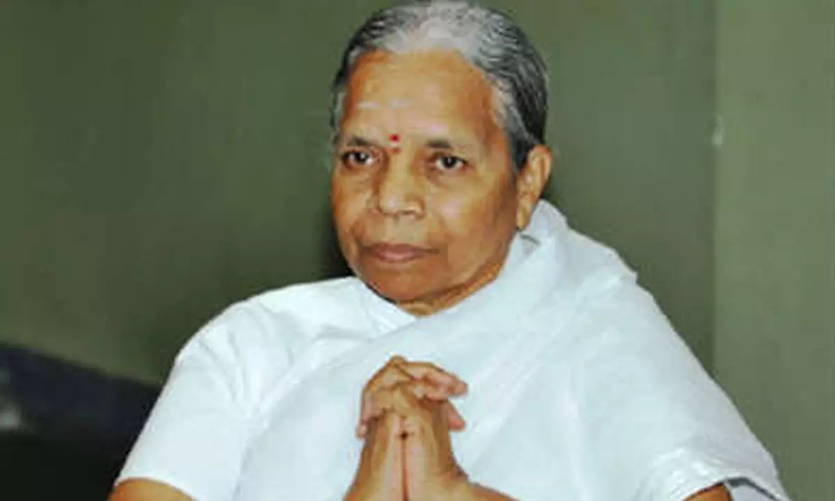 Moment of collective joy: Dr Susheelamma Moment of collective joy: Dr Susheelamma