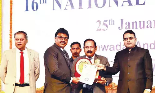 Prakasam collector honored for electoral excellence