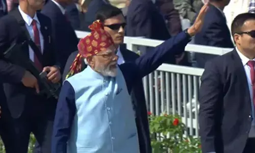 Breaking protocol, PM Modi walks down Kartavya Path, greets people