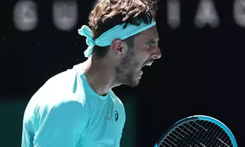 Aus Open: Musetti beats Fritz to book QF clash with Djokovic