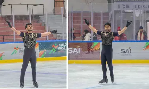 On Khelo India Winter Games debut, Kerala’s Abhijith Amal Raj returns to ice and brings more than winning gold On Khelo India Winter Games debut, Kerala’s Abhijith Amal Raj returns to ice and brings more than winning gold