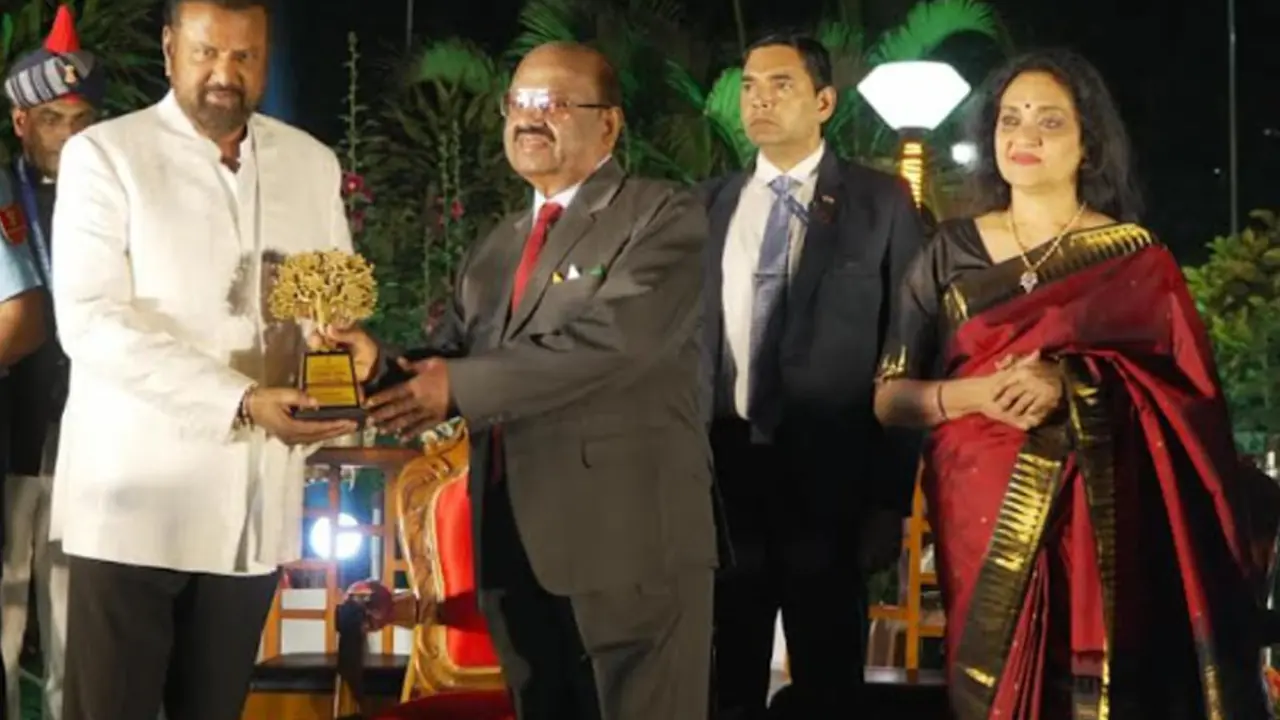 Mohan Babu honoured with Governor’s Award of Excellence in Kolkata