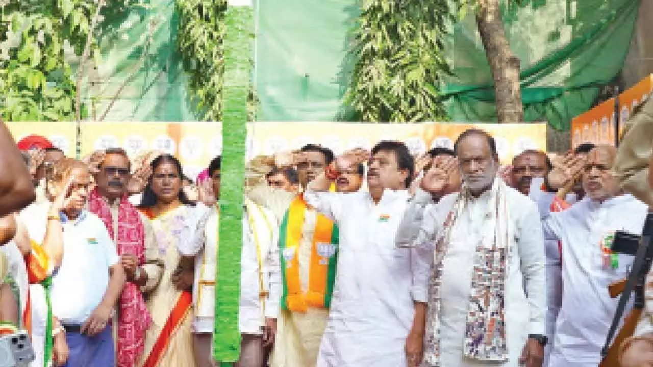 Cong has a history of insulting Constitution: State BJP chief Cong has a history of insulting Constitution: State BJP chief