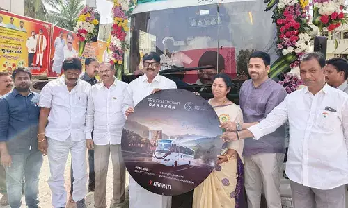 Anam inaugurates Temple Caravan Vehicle