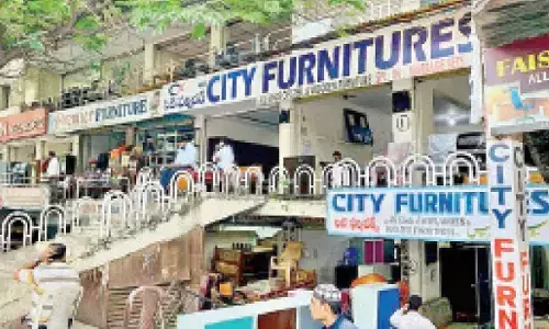 Cellars mainstay of furniture showrooms in Nampally Cellars mainstay of furniture showrooms in Nampally