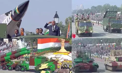 India showcases military might on Kartavya Path