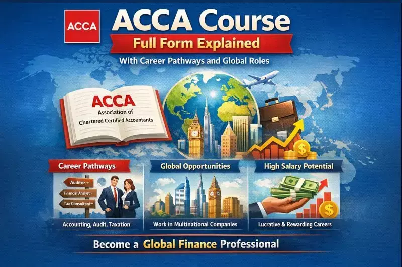 ACCA Course Full Form Explained With Career Pathways and Global Roles ACCA Course Full Form Explained With Career Pathways and Global Roles
