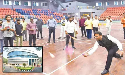Renovated Swarna Bharathi indoor stadium back in action
