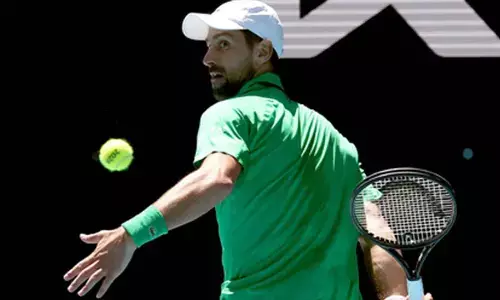 Aus Open: Two sets down, Djokovic through to SF after Musetti retires