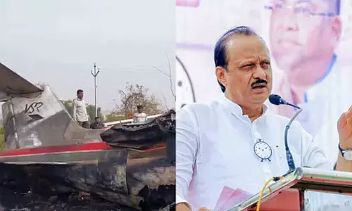 CCTV Footage Captures Final Moments Before Ajit Pawar’s Aircraft Exploded Near Baramati
