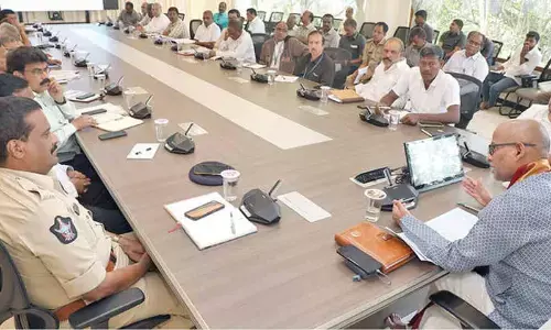 Addl EO reviews arrangements for Ramakrishna Theertha mukkoti