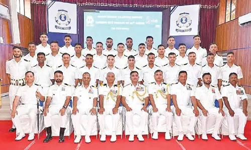 Passing out parade of 81st batch of ICG Law and Ops course