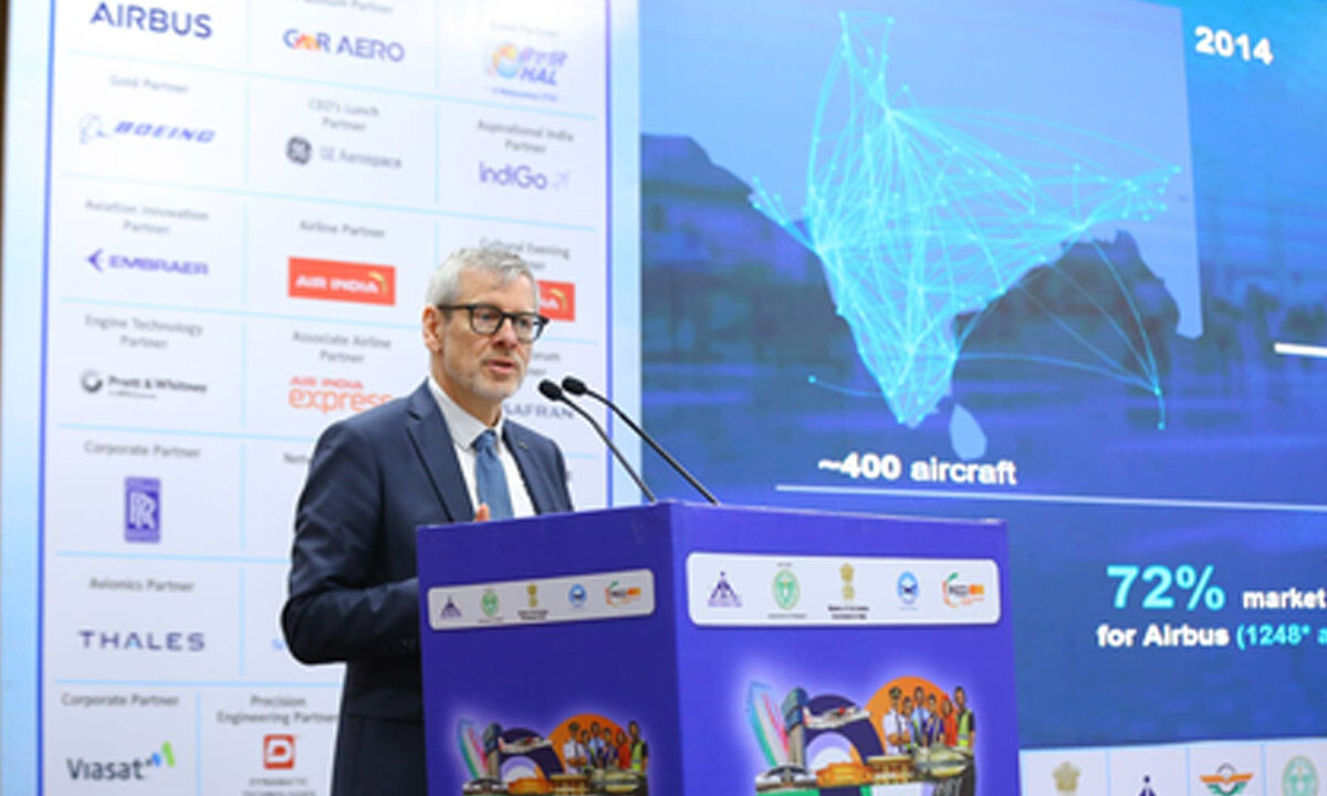 Airbus projects India's aircraft fleet to triple by 2035