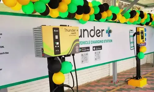 ThunderPlus launches EV charging station in Hyd