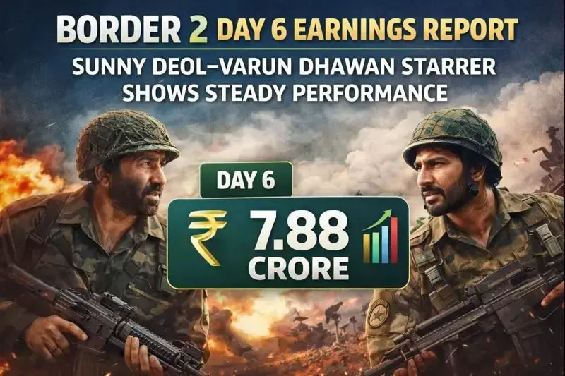 Border 2 Day 6 Earnings Report: Sunny Deol–Varun Dhawan Starrer Shows Steady Performance