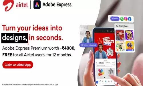 Airtel Rolls Out Free Adobe Express Premium for a Year: Here’s How Users Can Claim It