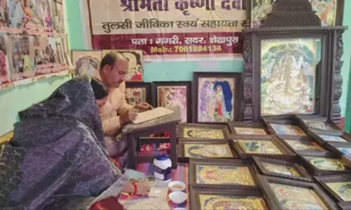 Tanjore paintings: JEEViKA empowers Bihar’s Krishna Devi to combine art with livelihood