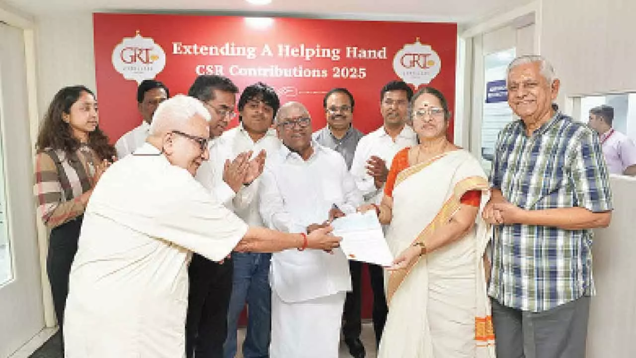 GRT donates Rs 77.5L for palliative care centre in Chennai GRT donates Rs 77.5L for palliative care centre in Chennai