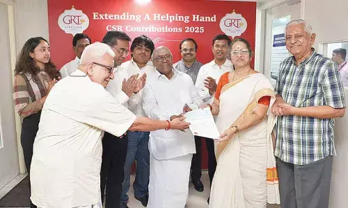 GRT Jewellers donates`77.5 L to palliative care centre