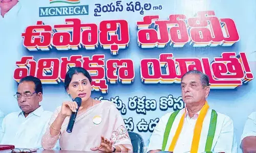 Sharmila questions Jagan’s padayatra timing, intent