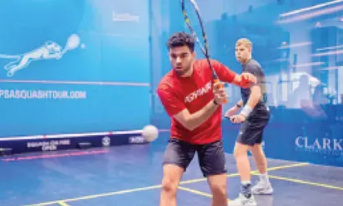 Squash on Fire Open: Senthilkumar, Chotrani advance in Washington Squash on Fire Open: Senthilkumar, Chotrani advance in Washington