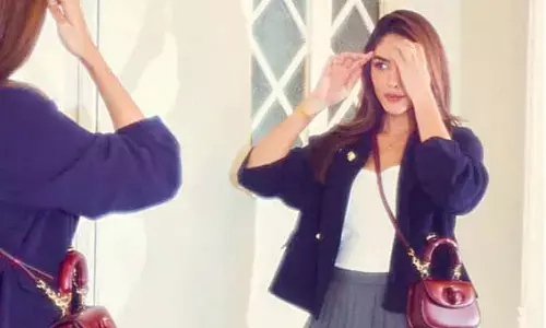 Mrunal Thakur channels Korean-inspired chic