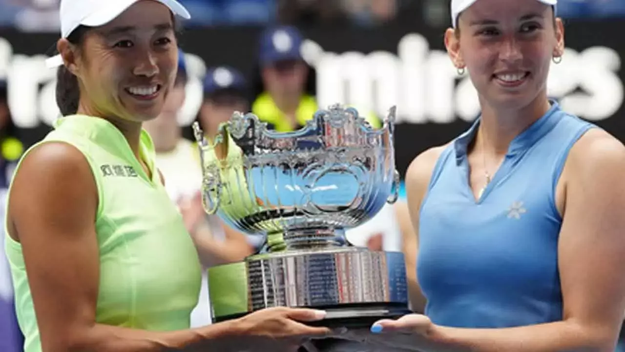 Mertens and Zhang win Australian Open womens doubles title Mertens and Zhang win Australian Open womens doubles title