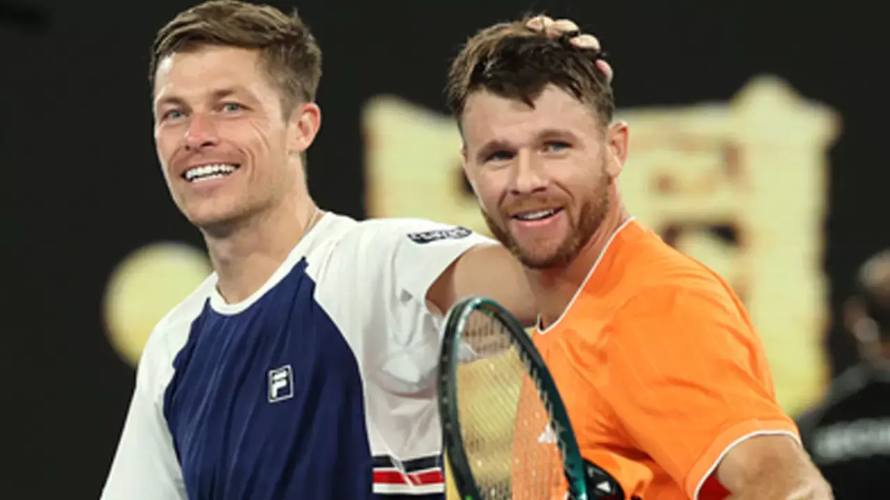 Harrison-Skupski win first major as team with Aus Open mens doubles crown Harrison-Skupski win first major as team with Aus Open mens doubles crown