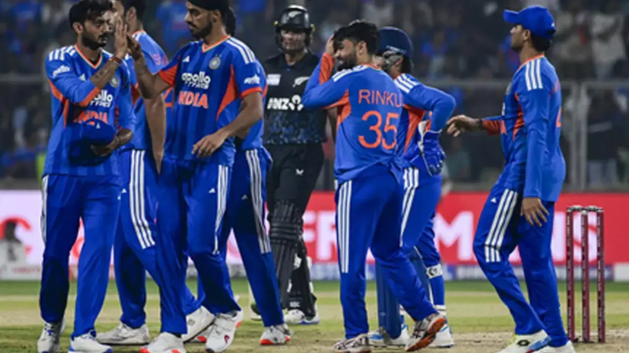 5th T20I: Kishan’s ton, Arshdeep’s five-for help India beat NZ by 46 runs, win series 4-1 5th T20I: Kishan’s ton, Arshdeep’s five-for help India beat NZ by 46 runs, win series 4-1