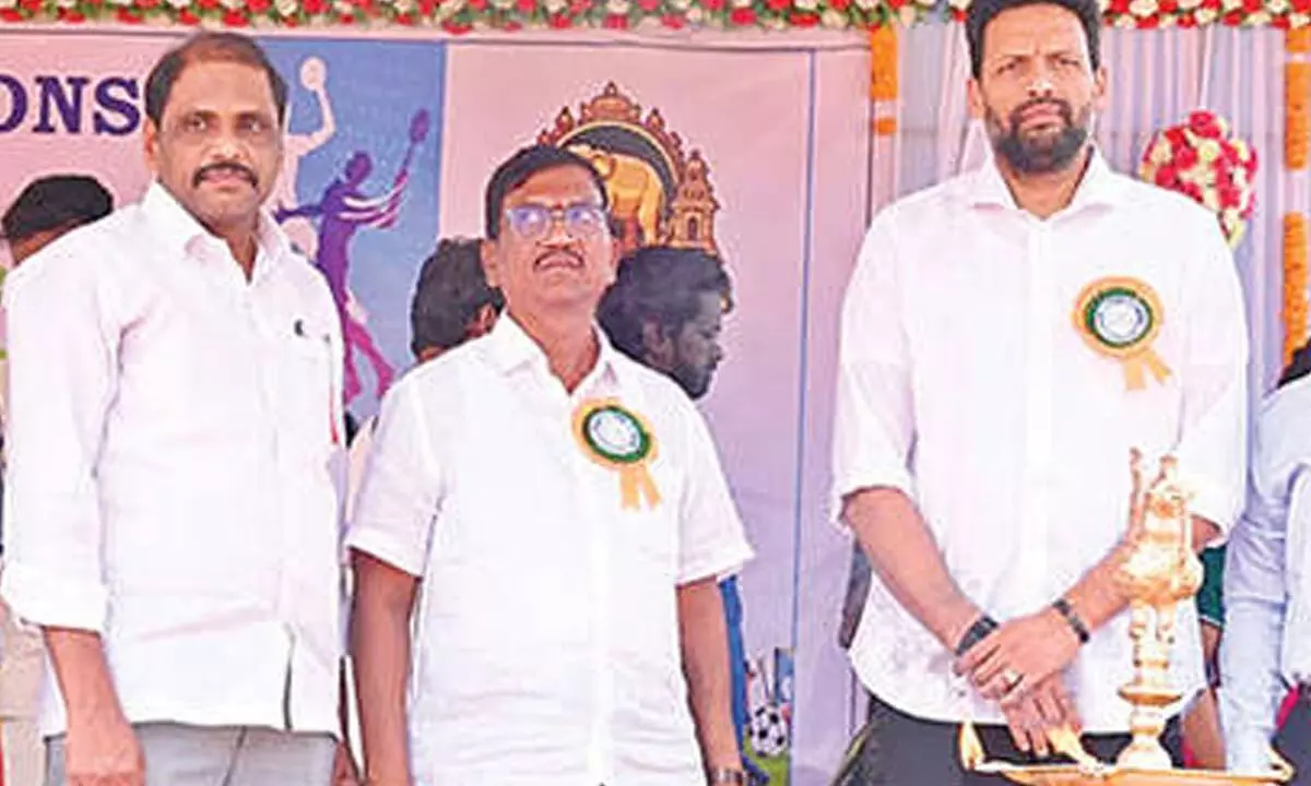 Sports fest held at Sri Lakshmi School Sports fest held at Sri Lakshmi School