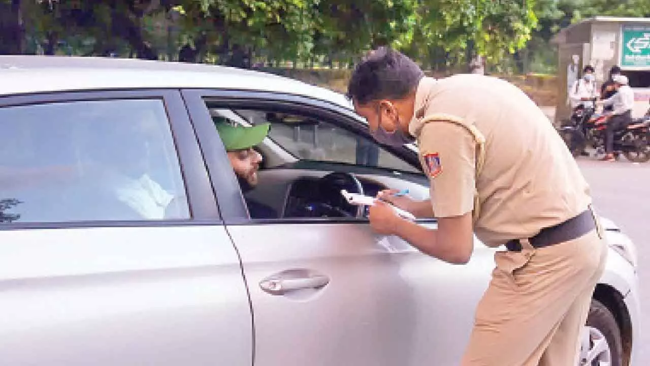 5 lakh challans issued for traffic violations on NH-44 5 lakh challans issued for traffic violations on NH-44