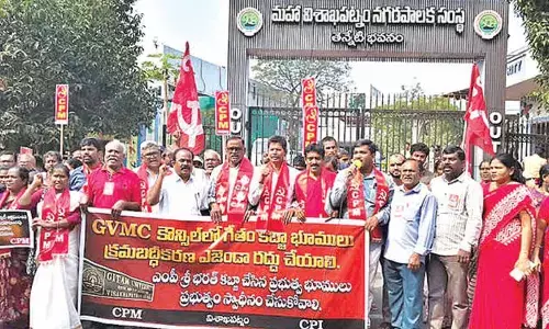 Opposing land encroachment, protests erupt in city Opposing land encroachment, protests erupt in city