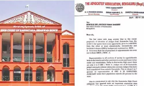 HC judge appointments: Bengaluru Advocates Association flags lack of OBC representation HC judge appointments: Bengaluru Advocates Association flags lack of OBC representation