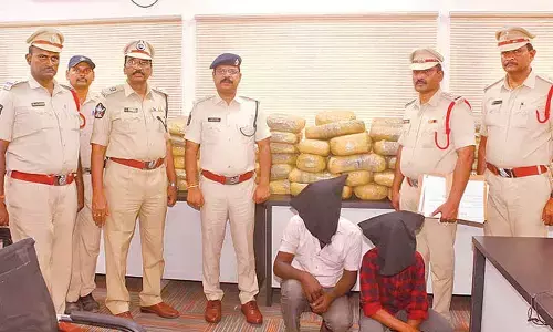 2 held, 198 kg ganja seized