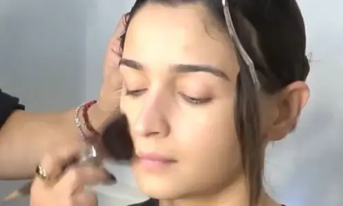 Alia Bhatt captures all the chaos behind achieving her latest high-glam avatar
