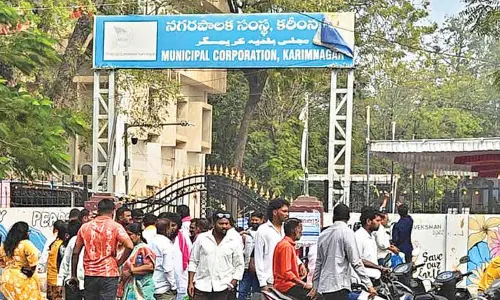 Political temperature rises in Karimnagar ahead of municipal elections