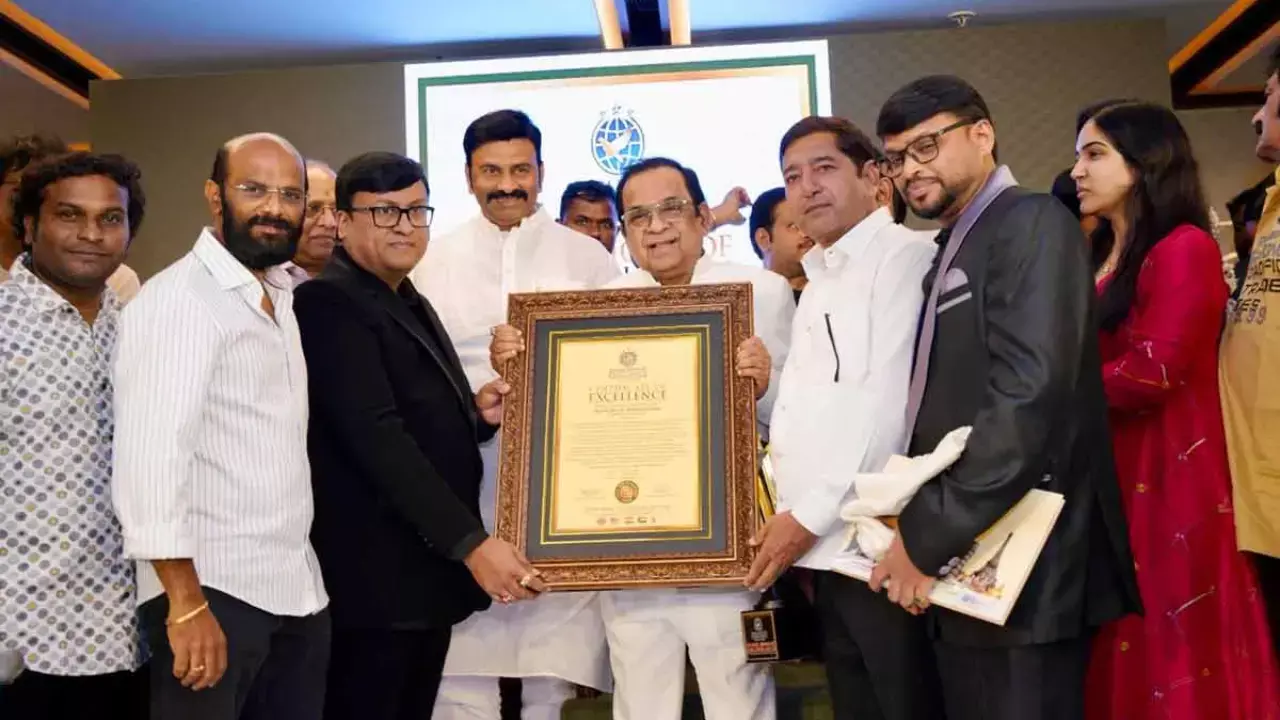 Global Book of Excellence, England Honors Padma Shri Dr. Brahmanandam on His 70th Birthday in a Grand Felicitation Ceremony Global Book of Excellence, England Honors Padma Shri Dr. Brahmanandam on His 70th Birthday in a Grand Felicitation Ceremony