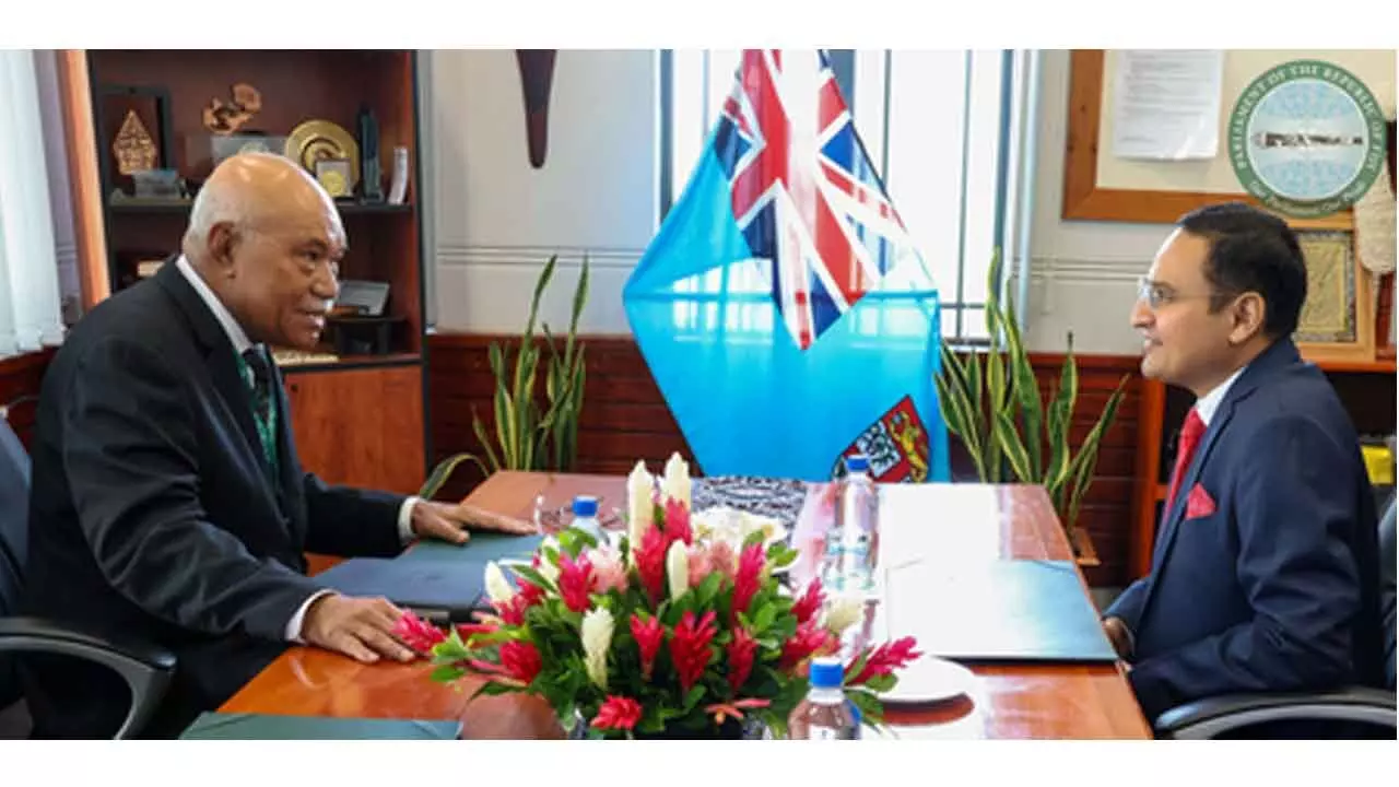 Indian envoy, Fiji Parliament Speaker discuss strengthening bilateral cooperation