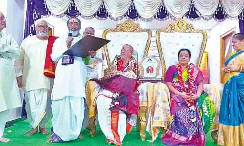 Sitaramachandra Ghanapathi receives Ramamurthy Sharma award