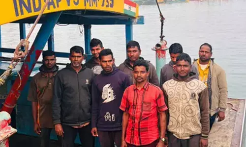 Nine Andhra fishermen return home from Bangladesh