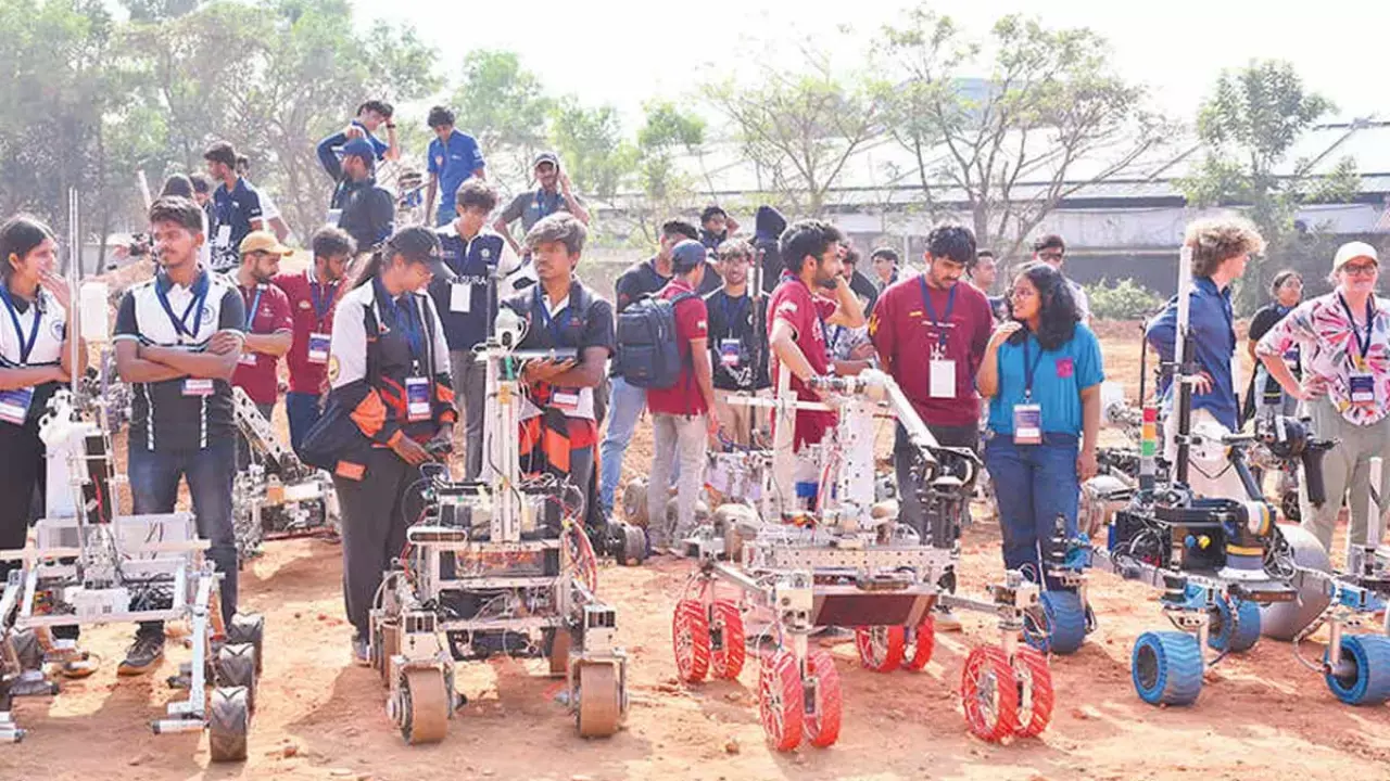 Students showcase next-gen space & robotics innovations Students showcase next-gen space & robotics innovations