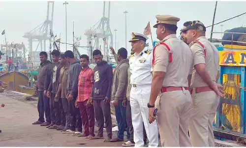 Fishermen families celebrate as they reunite after months of uncertainity Fishermen families celebrate as they reunite after months of uncertainity
