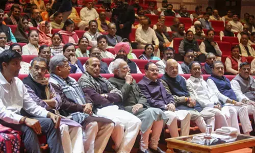 NDA Parliamentary Party meet today to discuss Union Budget