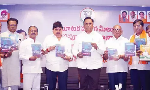 BJP releases charge sheet against Cong rule in TG