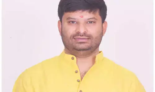 Prudhvi appointed as BJYM State V-P Prudhvi appointed as BJYM State V-P